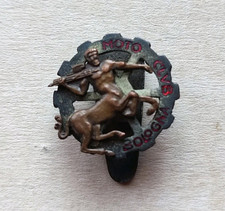 DISTINTIVO MOTO CLUB BOLOGNA MOTOCICLISMO RADUNO PUBBLICITARIO REGNO D'ITALIA 