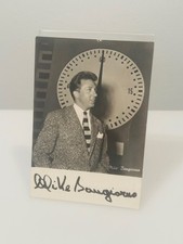 MIKE BONGIORNO Cartolina autografo originale e dedica anni 70 tv carosello rai