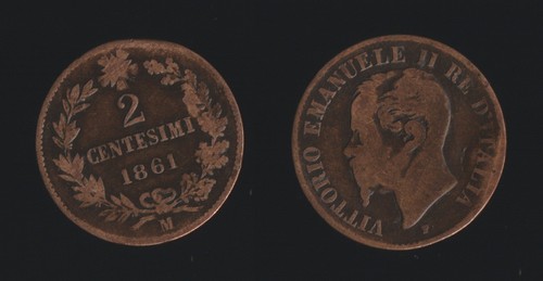 Centesimi 1861 milano - centesimi, m