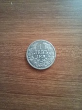 Argento Moneta Ungheria Da 1 Lev Del 1913 Bella