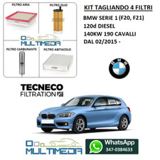 TAGLIANDO 4 FILTRI TECNECO BMW