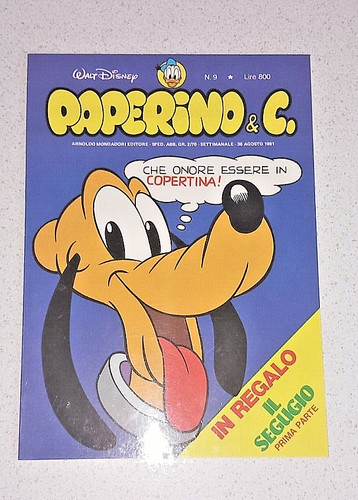 Paperino 9 con inserto - c., n.