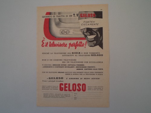 Advertising pubblicità 1956 - advertising,