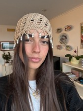 Crochet Mesh Skull Cap Mesh