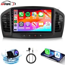 Autoradio Navigatore GPS Android 15 Carplay 4G+64GB per Opel Insignia 2008-2012 +Kam