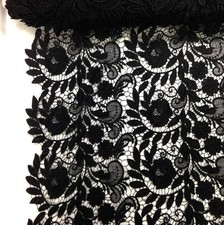 Tessuto ricamo pizzo francese