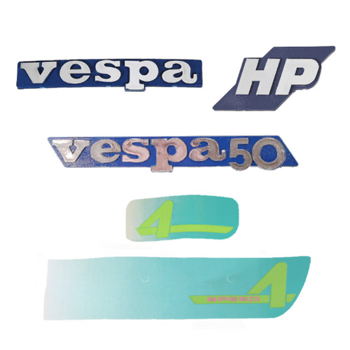 Kit targhette adesivi hp4 - kit,
