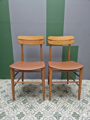 Set sedie vintage scandinave - 2,