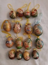 Addobbi Decorazioni Vintage Per L'albero Di Pasqua Uova Pasquali Coniglio Raro