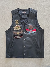 Harley Davidson Gilet Pelle