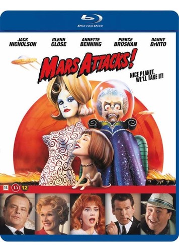 Mars attacks blu ray - mars, region