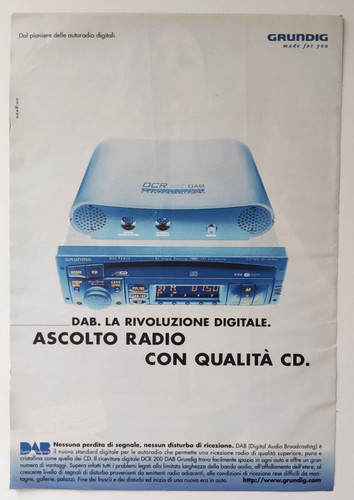 Pubblicita autoradio dab - pubblicita',