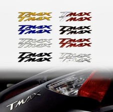 ✅ Coppia Logo Scritta tmax  Adesivo tmax adesivi 3D Yamaha T-Max 500-530-560
