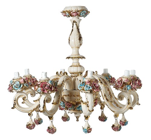 Lampadario porcellana - lampadario,