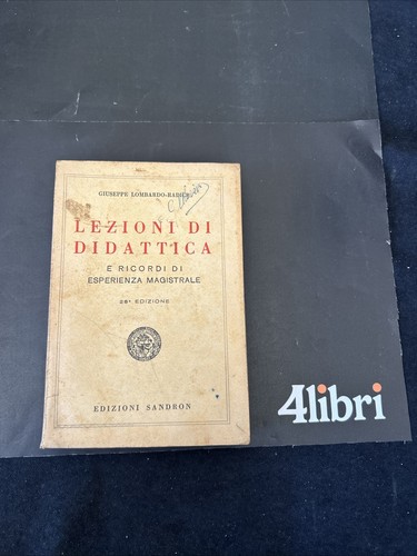 Lezioni didattica e - didattica.,