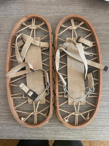 Ciaspole legno vintage - ciaspole,