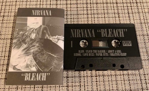 Nirvana bleach black - nirvana, «bleach»