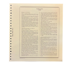 Fogli Album Marini King Vaticano 1998 singoli