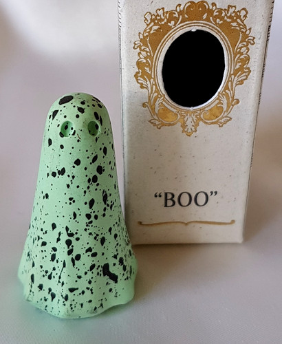 Green speckled mini egg - green,