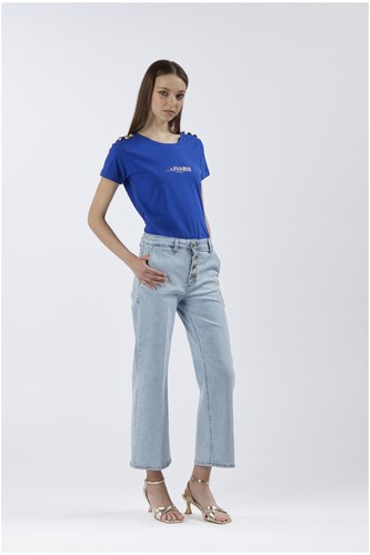 Pantalone culotte con - pantalone,