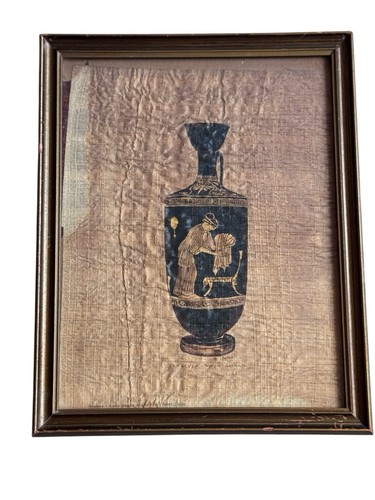 Vaso greco papiro siciliano