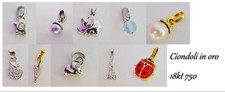 10 MODELLI CIONDOLI ORO BIANCO