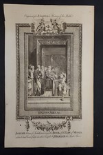 Inc. History Bible 1780: Re Giosia riceve libro legge di Mose' dal G.S. Hilkiah
