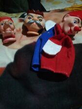  lotto BURATTINI MARIONETTE PUPAZZI vintage 