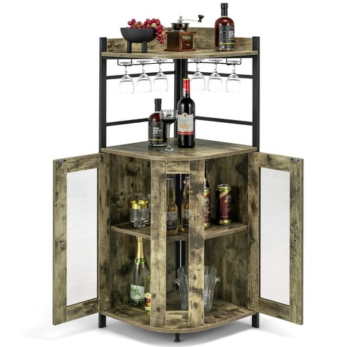 Mobile bar angolare porta vino