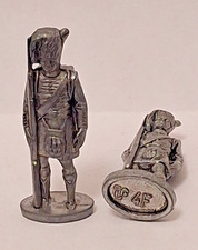 Sorpresine Soldatini kinder metal  Scozzesi 6 - 40mm ferro base con numero