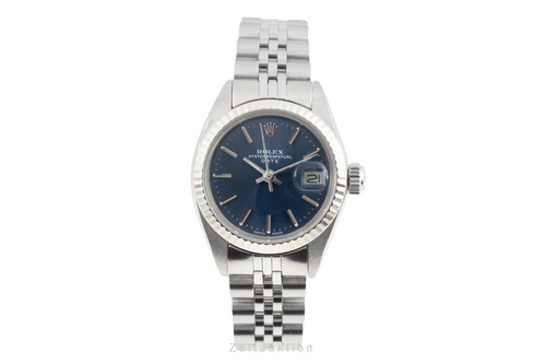 Rolex lady date blue dial - rolex,