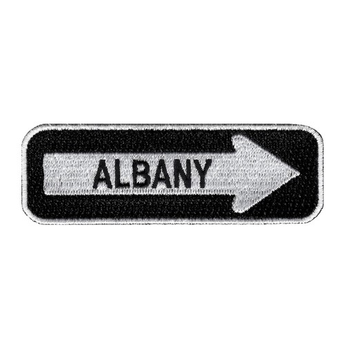 Albany insegna unidirezionale - albany,