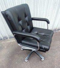 Sedia Da Ufficio Vintage Anni 70/80 LEYFORM