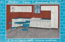 STELGAS CUCINE TORINO ARREDAMENTI METALLICI CATALOGO ANNI 1950