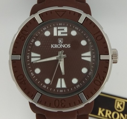 Orologio kronos marrone - orologio,