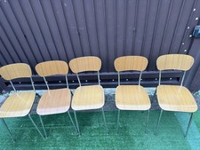 SEDIE IN FORMICA IN METALLO E FORMICA ANNI '50-60