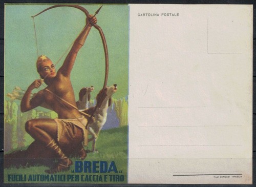 Cartolina breda fucili - cartolina, breda,