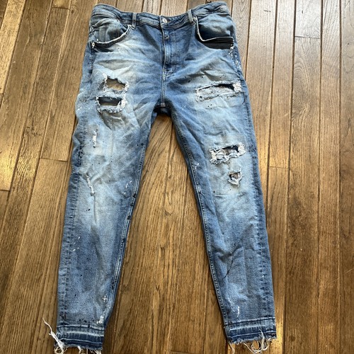 Jeans uomo zara vernice - jeans,