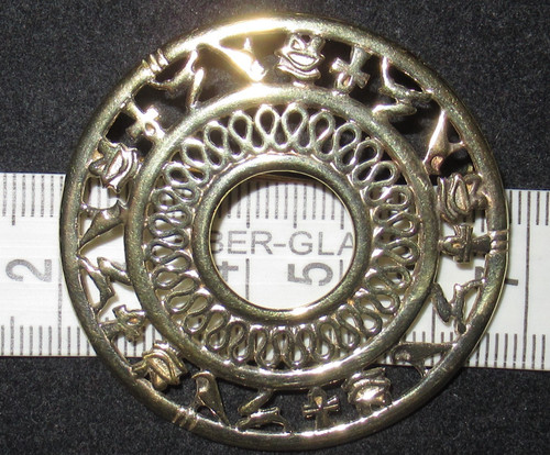 Spilla geroglifico orcadi ola - geroglifico,
