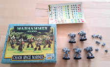 Warhammer 40K X5 Chaos Space Marines Non Peints [Games Workshop 1999] Boîte *JRF