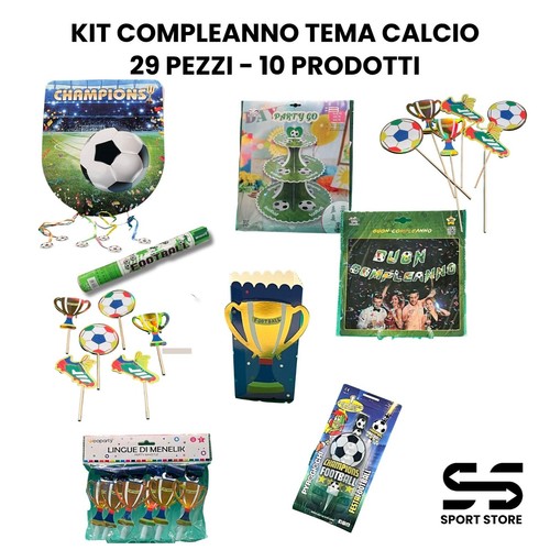 Kit compleanno tema calcio - tema,