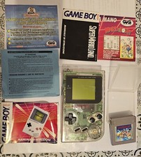 Console NINTENDO GAME BOY TRASPARENTE GIG PAL Gameboy Gioco Ita Con Scatola Box