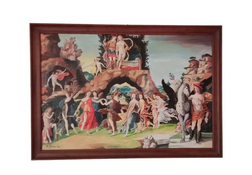 Quadro olio tela - tela, soggetto