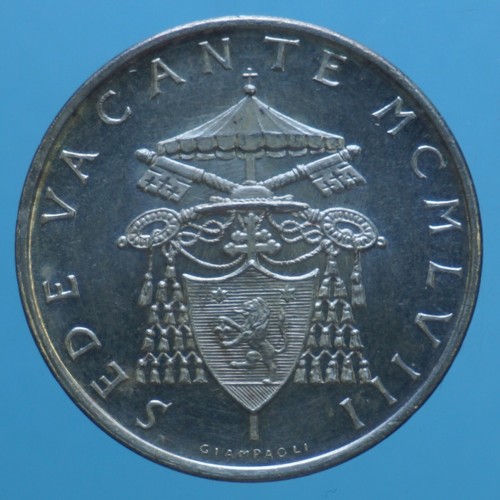 Sede vacante 500 lire - sede,