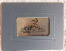 Francesco Messina Ballerina  Lastra Metallica Argentata 