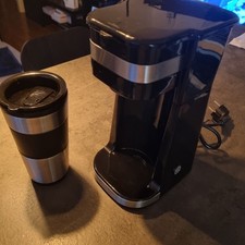 Clatronic KA 3733 - Macchina da caffè americano con tazza in acciaio INOX a dop