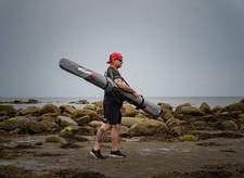 Faretra doppia canna da pesca Akios Sea Trek con cappuccio