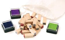 Set timbri Lettere in legno Small Foot giocattoli educativi