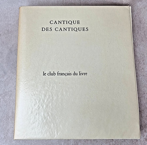 Cantique des cantiques 1962 - cantique,
