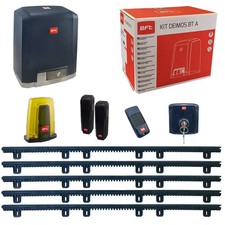 KIT cancello scorrevole automatismo BFT DEIMOS BT A600 Kg 24V + 5 mt CREMAGLIERA